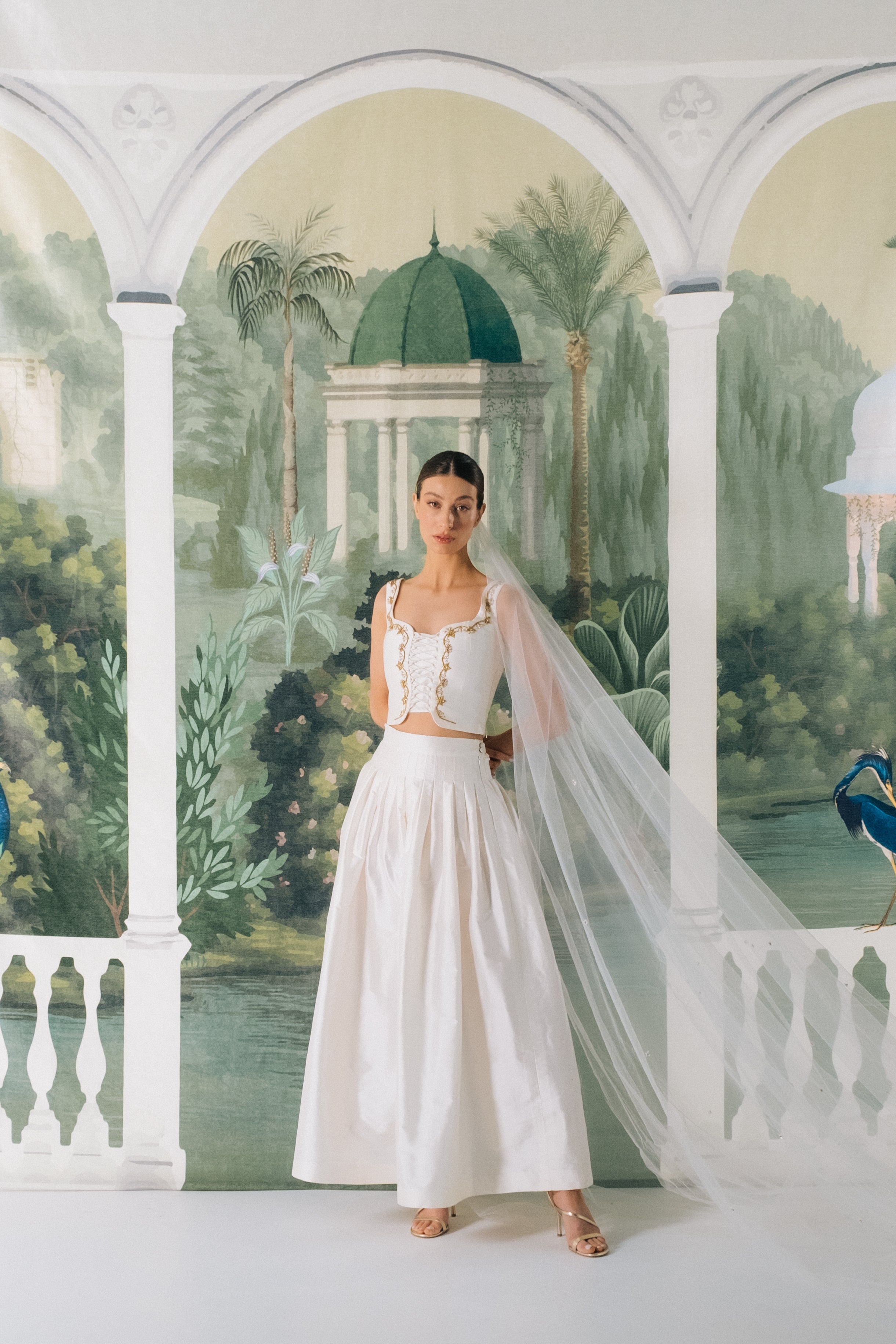 Ivy Sermeh Bustier in Off-White