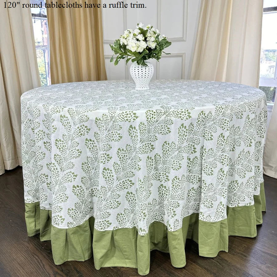 The Kelli Tablecloth in Sage