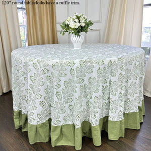 The Kelli Tablecloth in Sage
