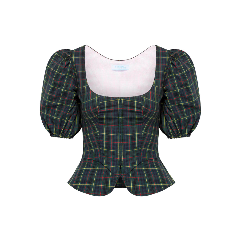 Roya Bodice in Tartan