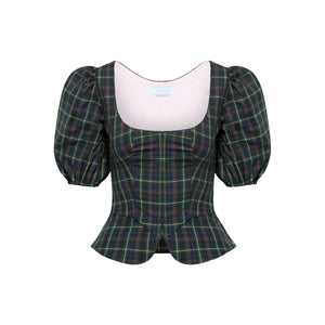 Roya Bodice in Tartan