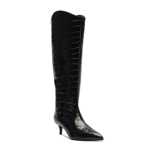 Maryana Lo Wide Boot in Black