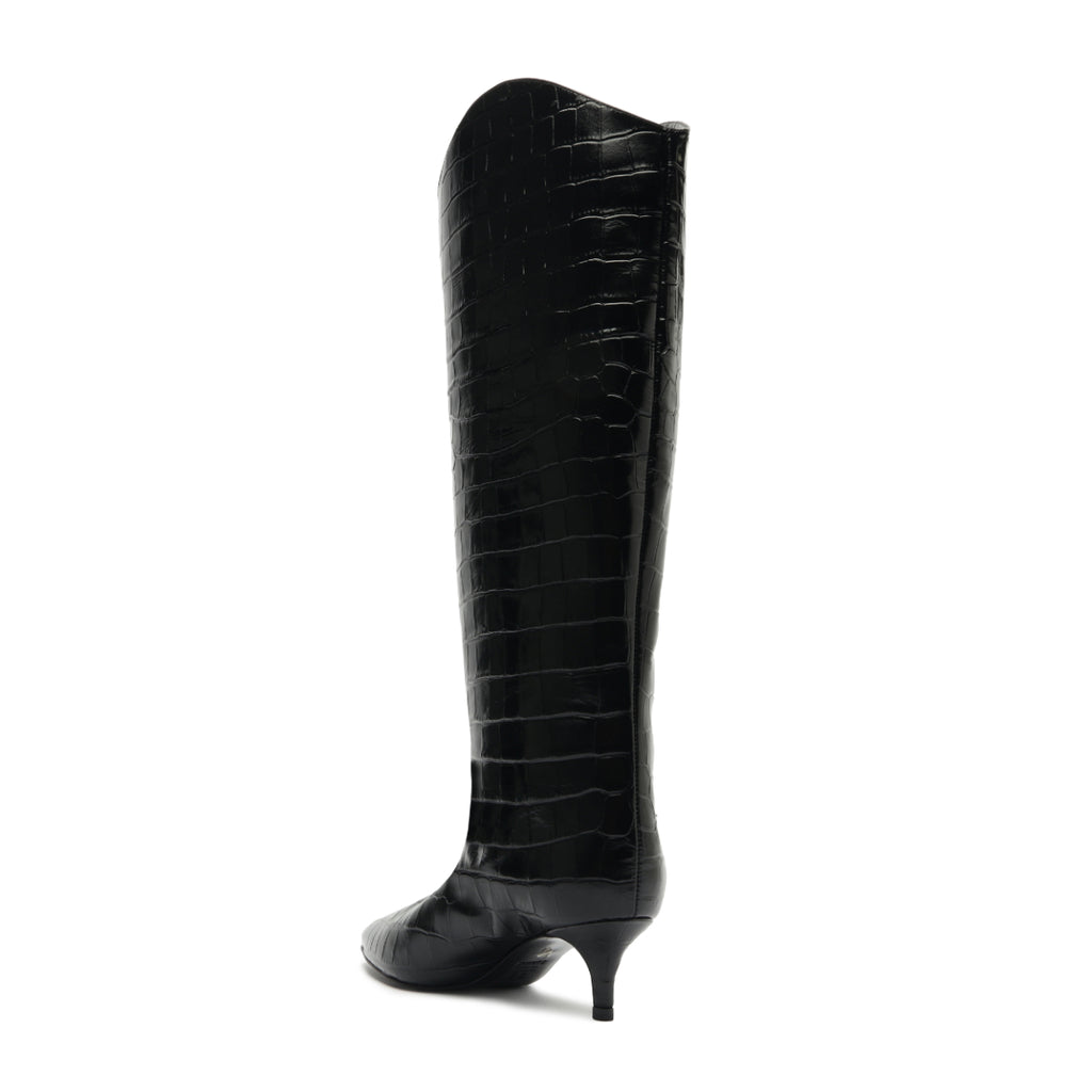 Maryana Lo Wide Boot in Black