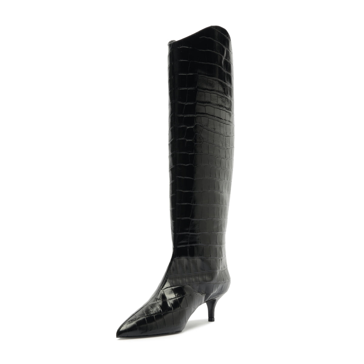 Maryana Lo Wide Boot in Black