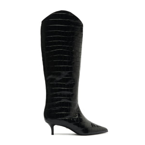 Maryana Lo Wide Boot in Black