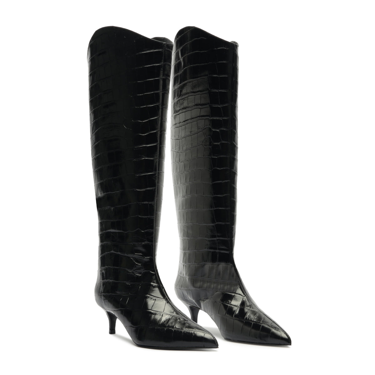 Maryana Lo Wide Boot in Black