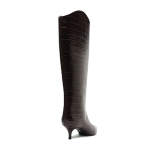 Maryana Lo Wide Boot in Dark Chocolate