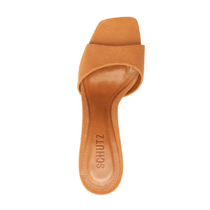 Posseni Suede Sandal in Cuoio Brown