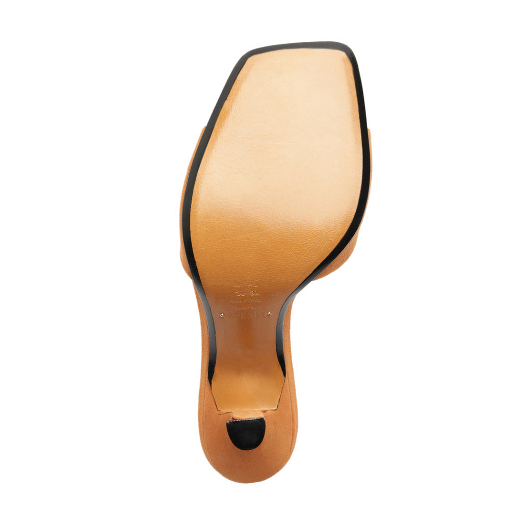 Posseni Suede Sandal in Cuoio Brown