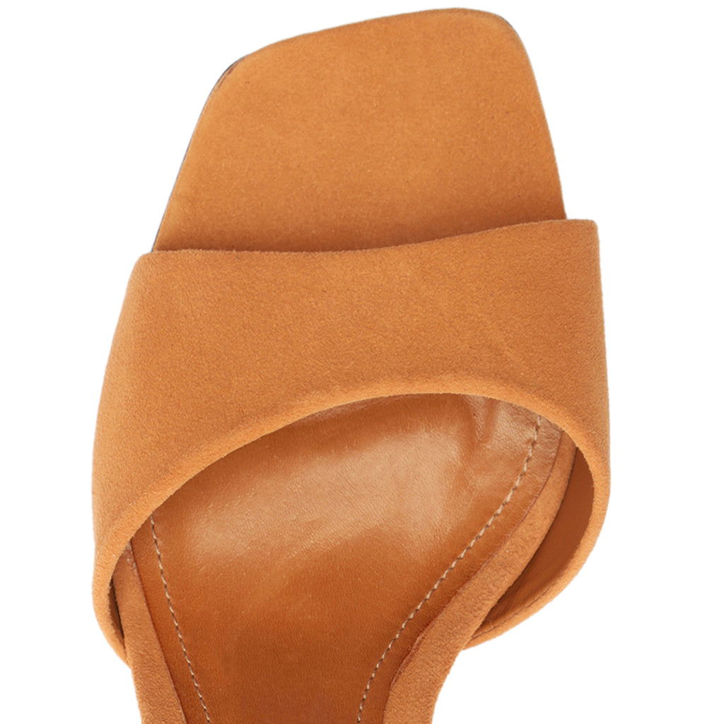 Posseni Suede Sandal in Cuoio Brown