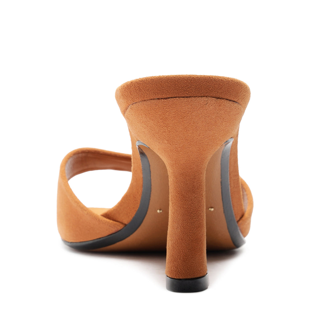 Posseni Suede Sandal in Cuoio Brown