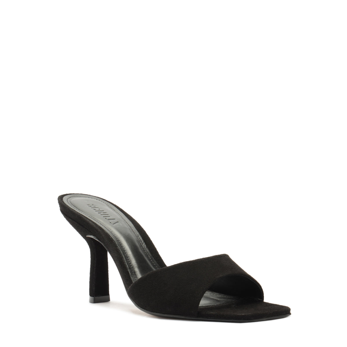 Posseni Suede Sandal in Black