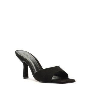 Posseni Suede Sandal in Black