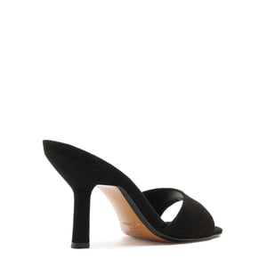 Posseni Suede Sandal in Black