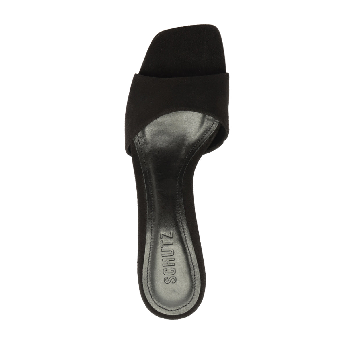 Posseni Suede Sandal in Black