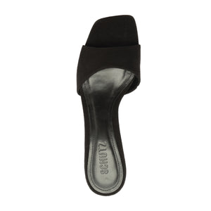 Posseni Suede Sandal in Black