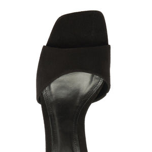 Posseni Suede Sandal in Black