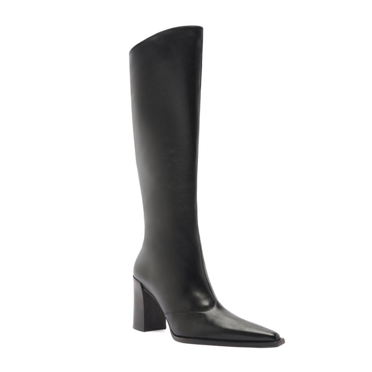 Raffaela Up Leather Boot in Black