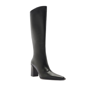 Raffaela Up Leather Boot in Black