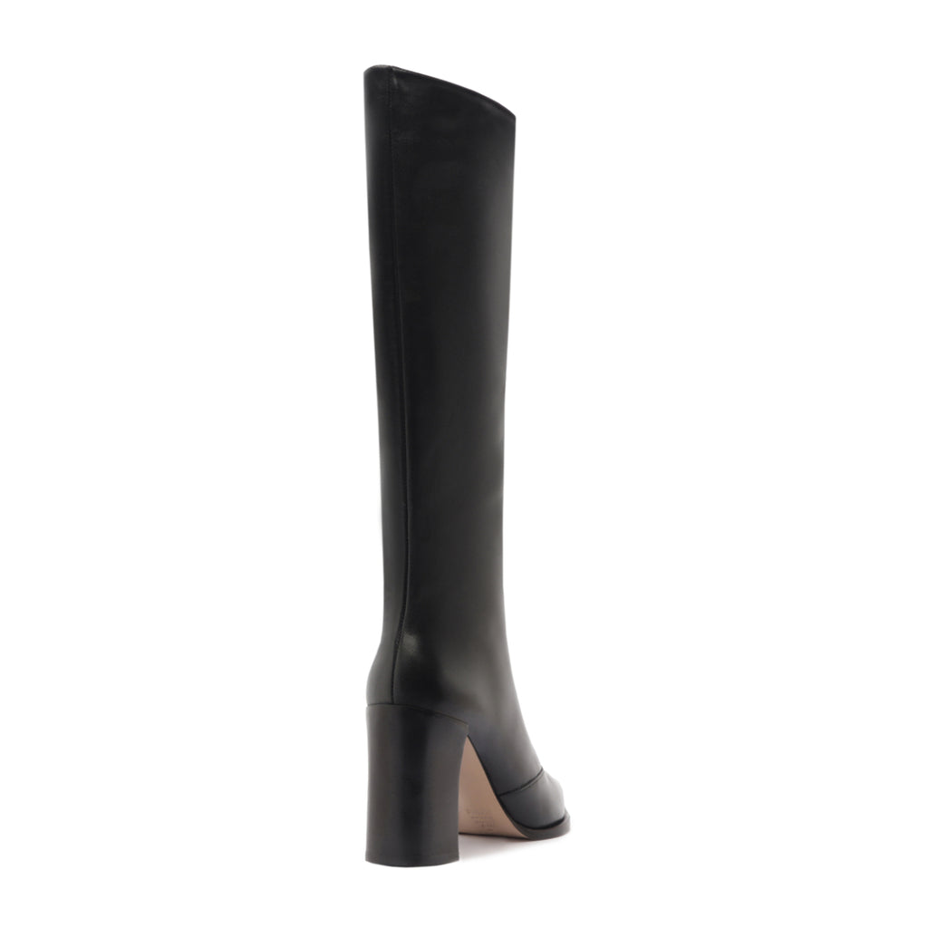 Raffaela Up Leather Boot in Black