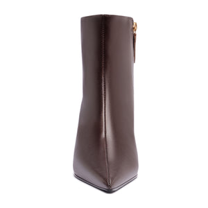 Mikki Mid Bootie in Dark Chocolate