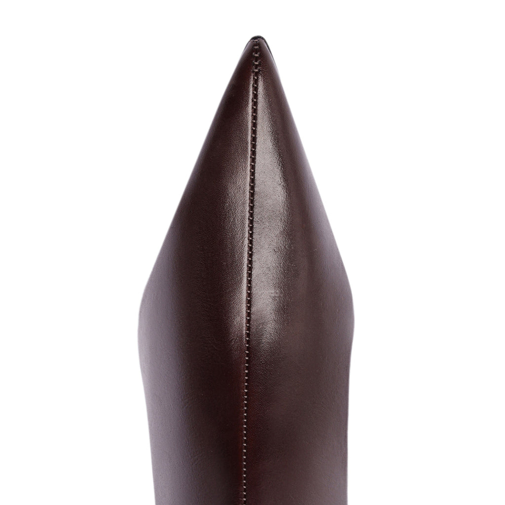 Mikki Mid Bootie in Dark Chocolate