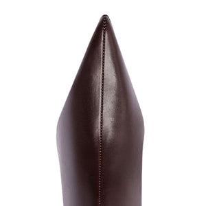 Mikki Mid Bootie in Dark Chocolate