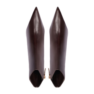Mikki Mid Bootie in Dark Chocolate