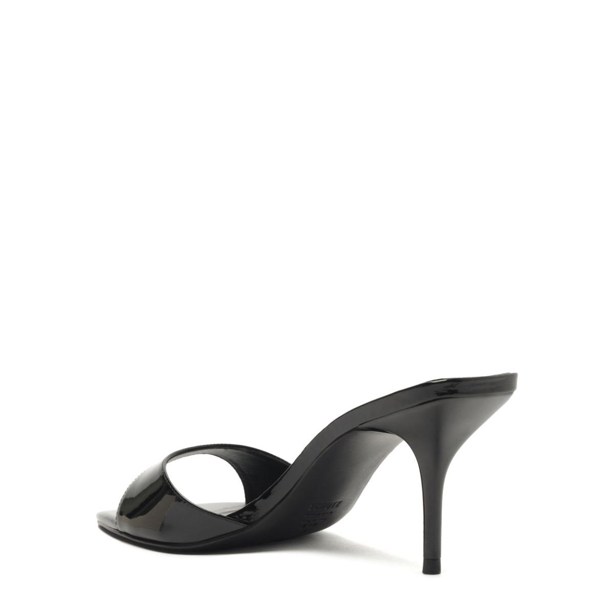 Elodie Patent Leather Sandal in Black