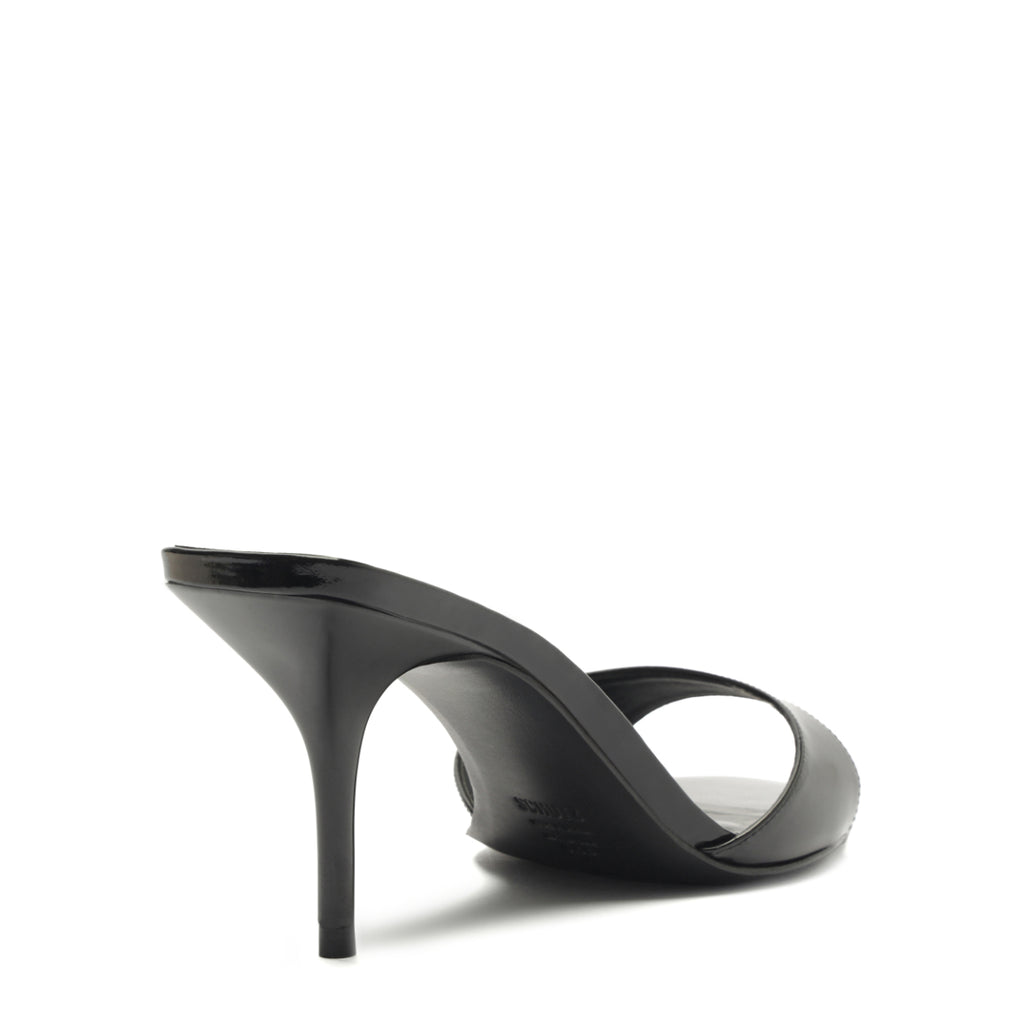 Elodie Patent Leather Sandal in Black