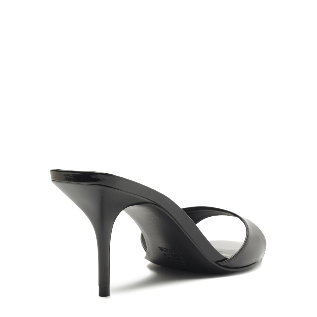 Elodie Patent Leather Sandal in Black
