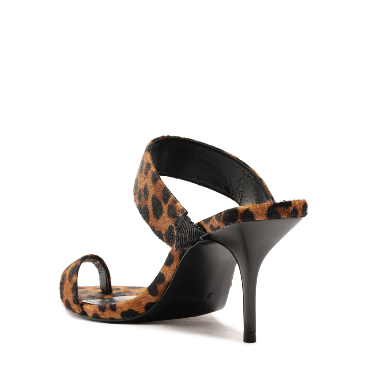 Melina Hair Calf Sandal in Leopard