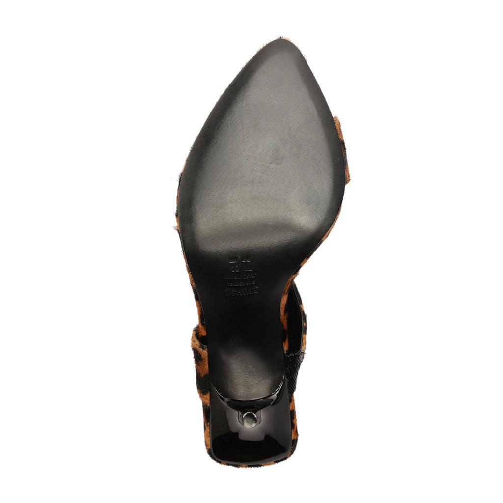 Melina Hair Calf Sandal in Leopard