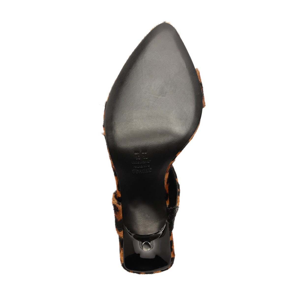 Melina Hair Calf Sandal in Leopard