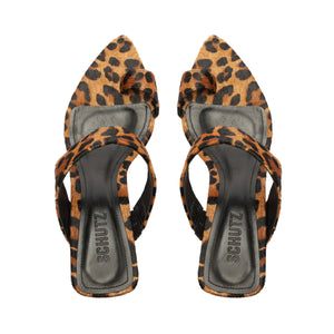 Melina Hair Calf Sandal in Leopard