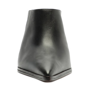 Mikki Mule Leather Pump in Black