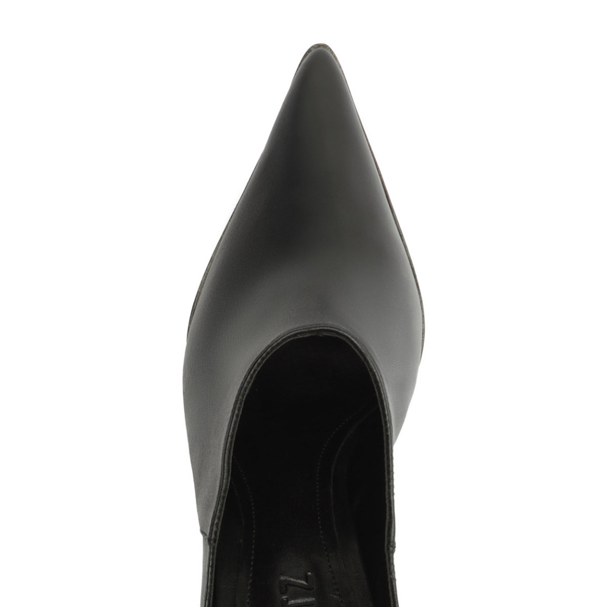 Mikki Mule Leather Pump in Black
