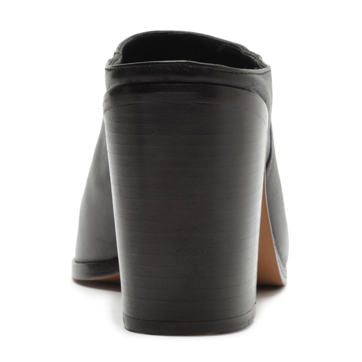 Mikki Mule Leather Pump in Black