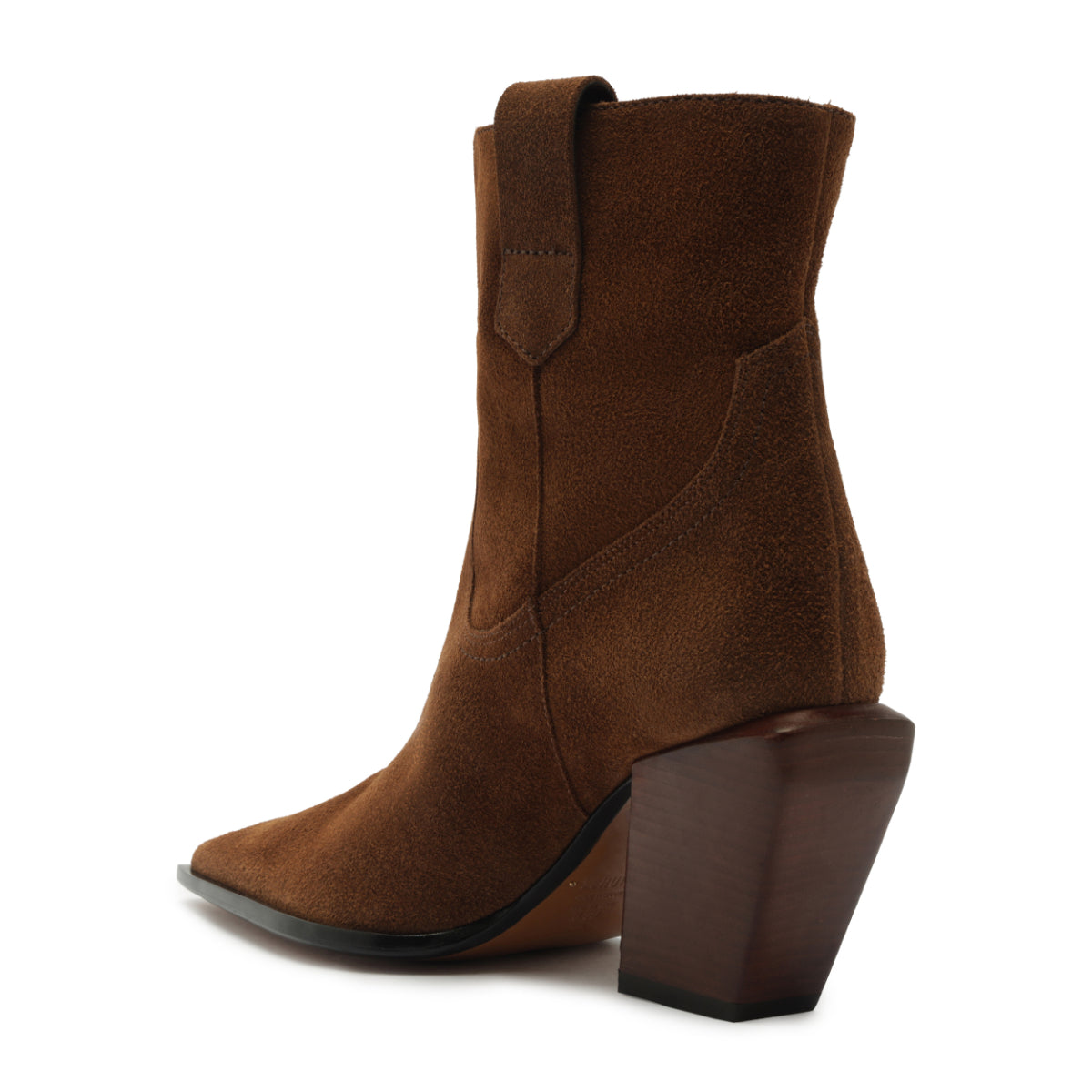 Memphis Suede Bootie in Pecan Brown