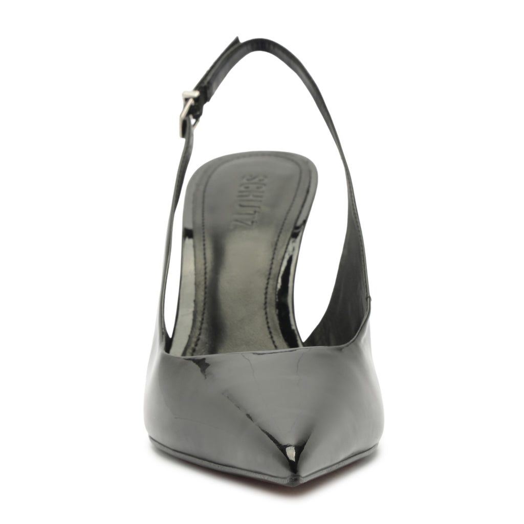 Paola Patent Pump in Black