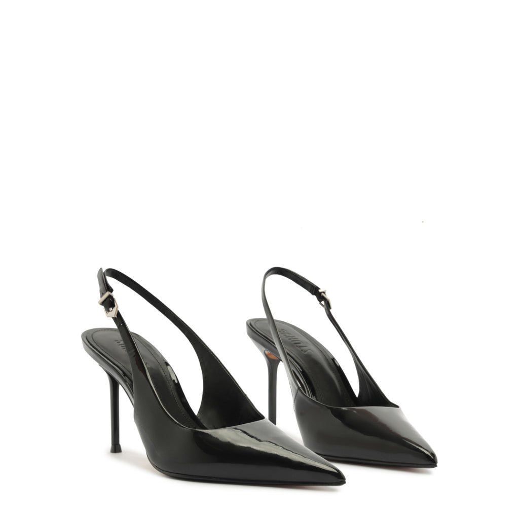 Paola Patent Pump in Black