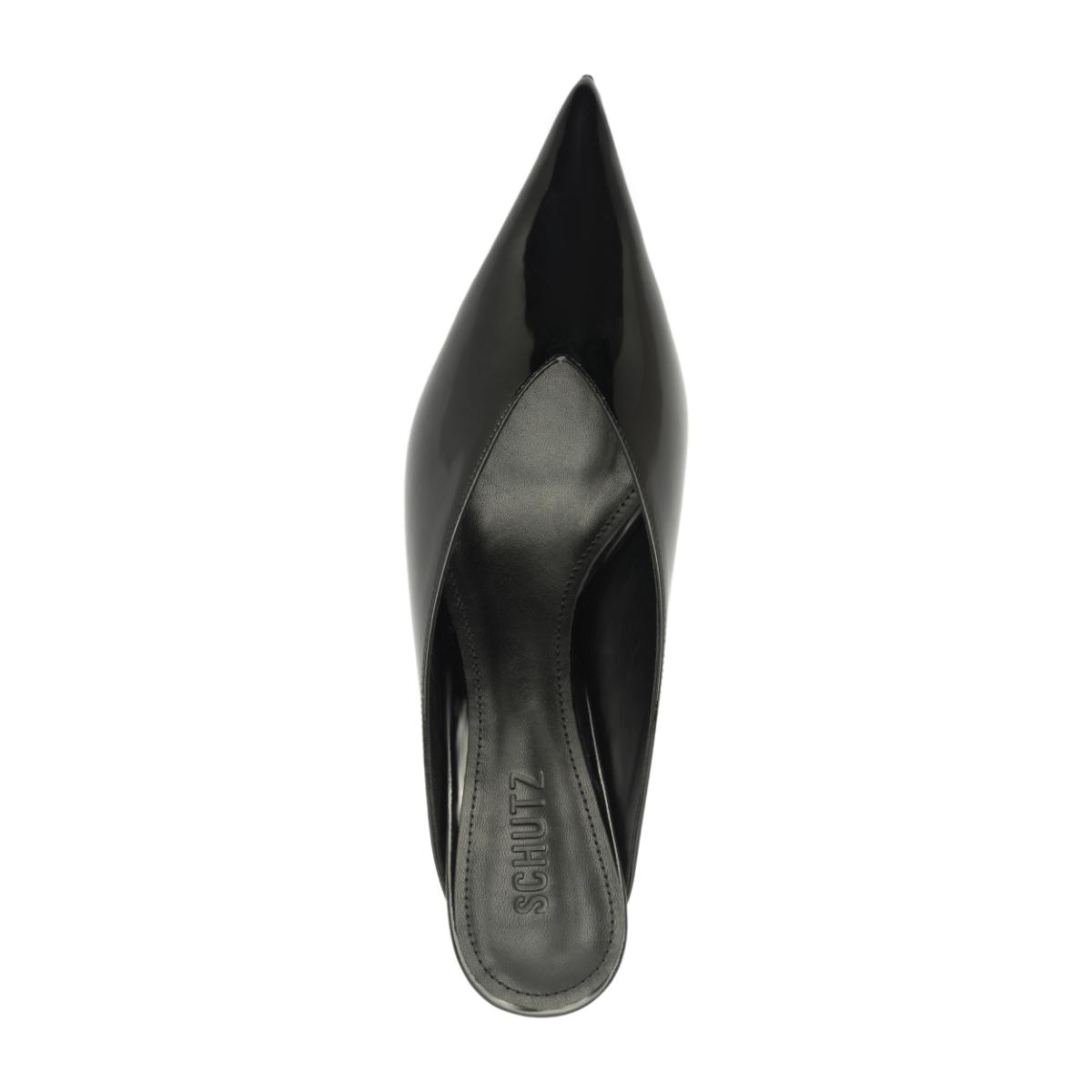 Loren Mid Patent Pump in Black