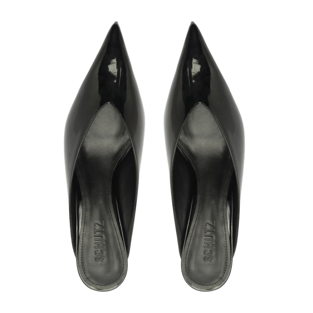 Loren Mid Patent Pump in Black