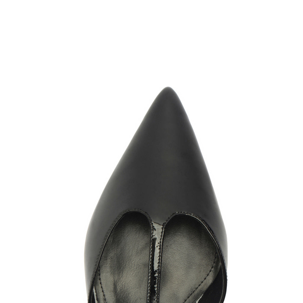 Allure T Patent Flat in Black