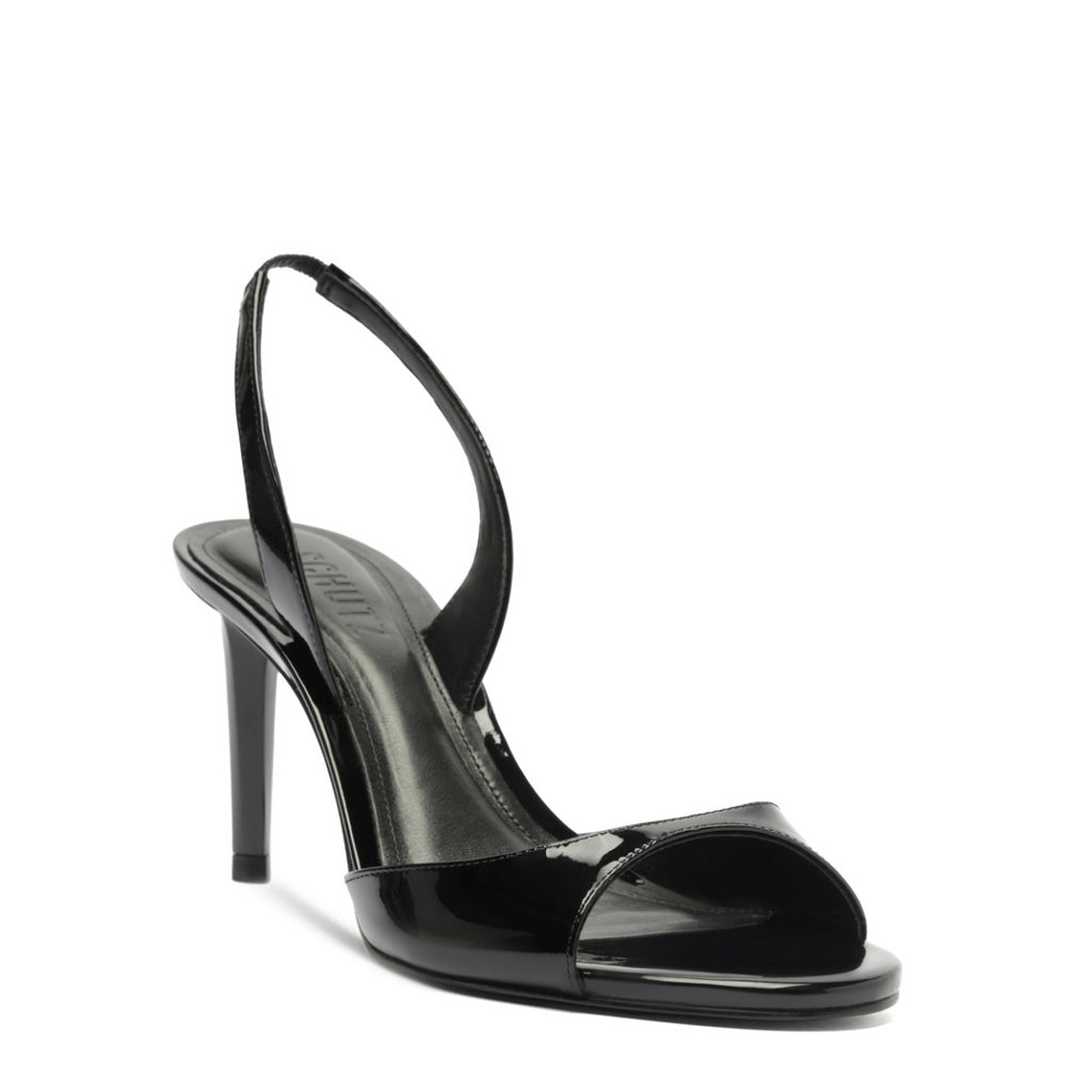 Scarlett Sling Mid Sandal in Black