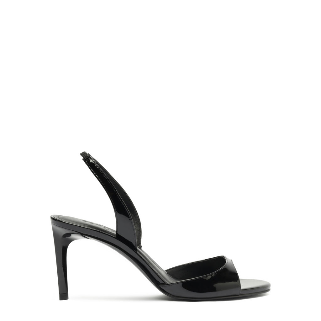 Scarlett Sling Mid Sandal in Black