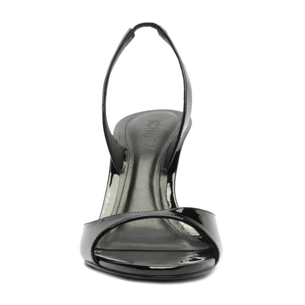 Scarlett Sling Mid Sandal in Black