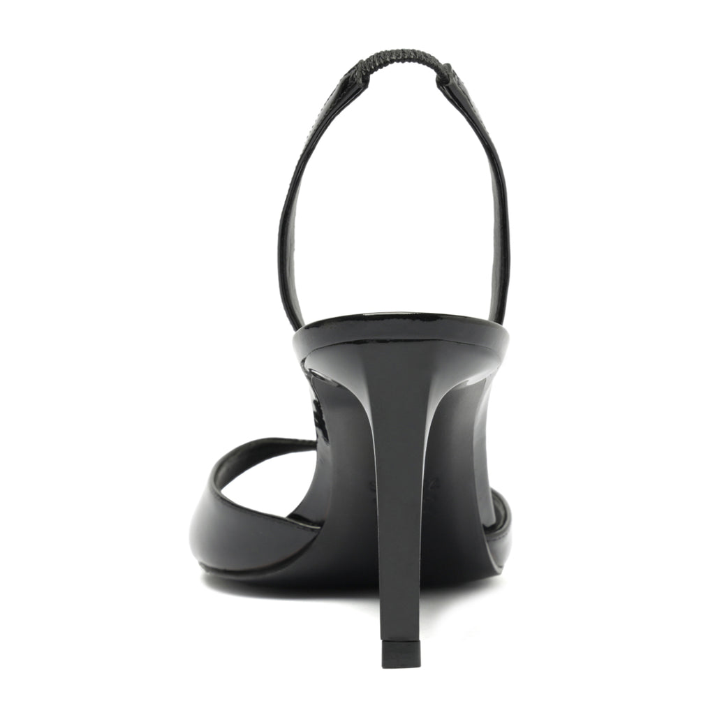 Scarlett Sling Mid Sandal in Black