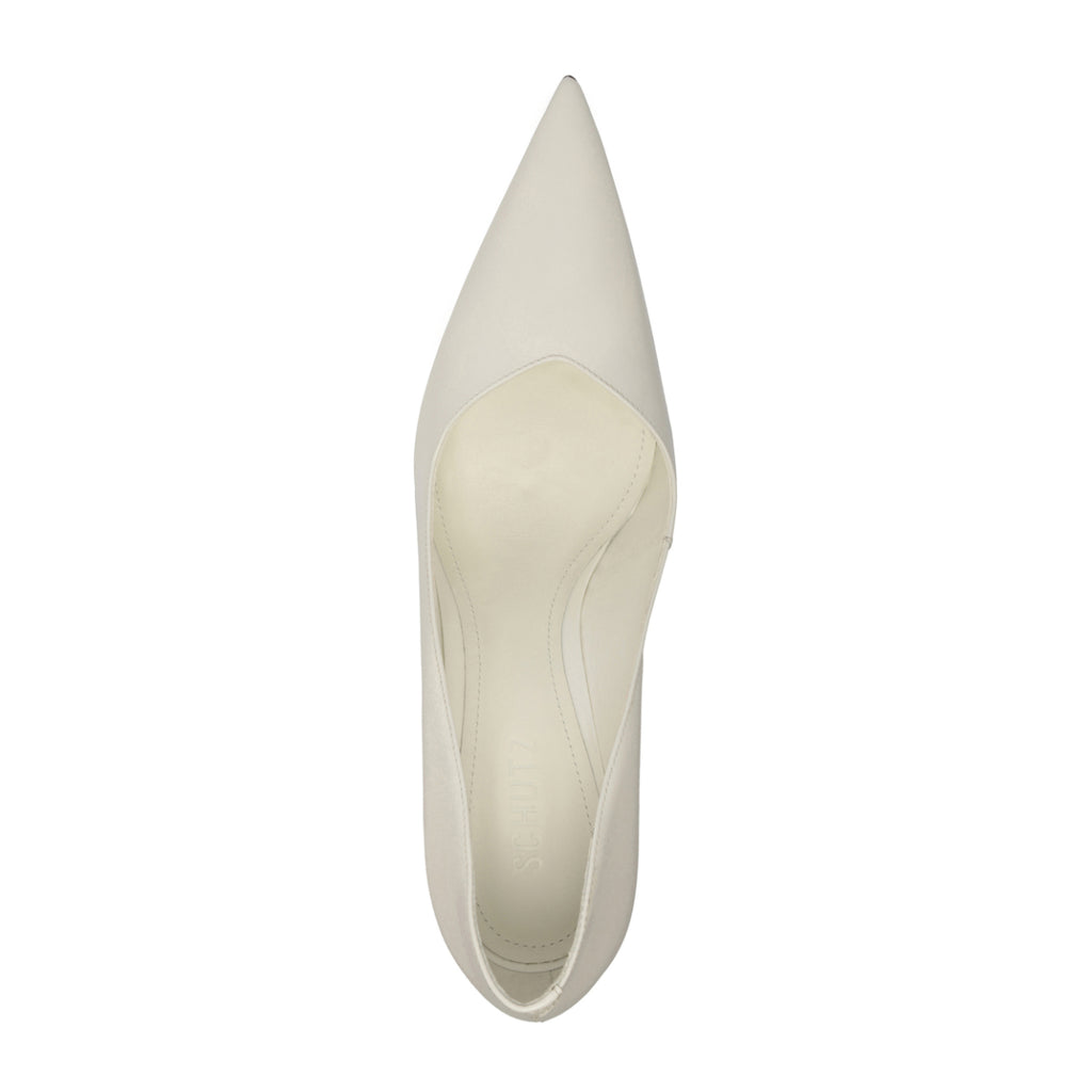Lexi Lo Patent Pump in White
