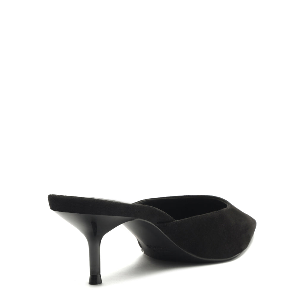 Julie Suede Pump in Black